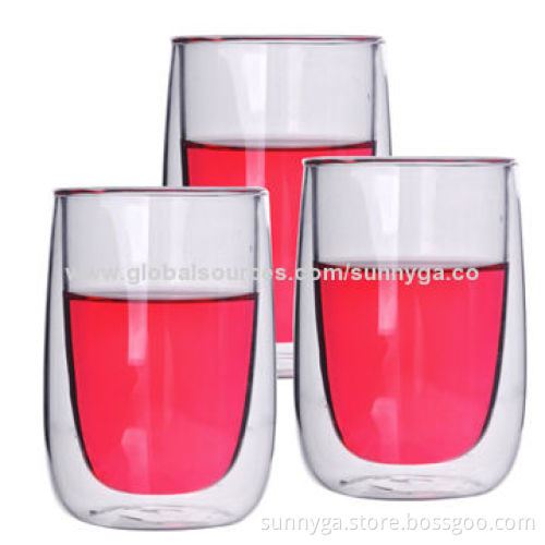 High-quality Double Wall Glasses with 238mL Capacity